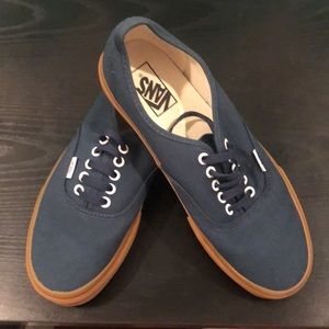 Vans men’s Atwood *canvas navy/gum era skate shoes size 9.5